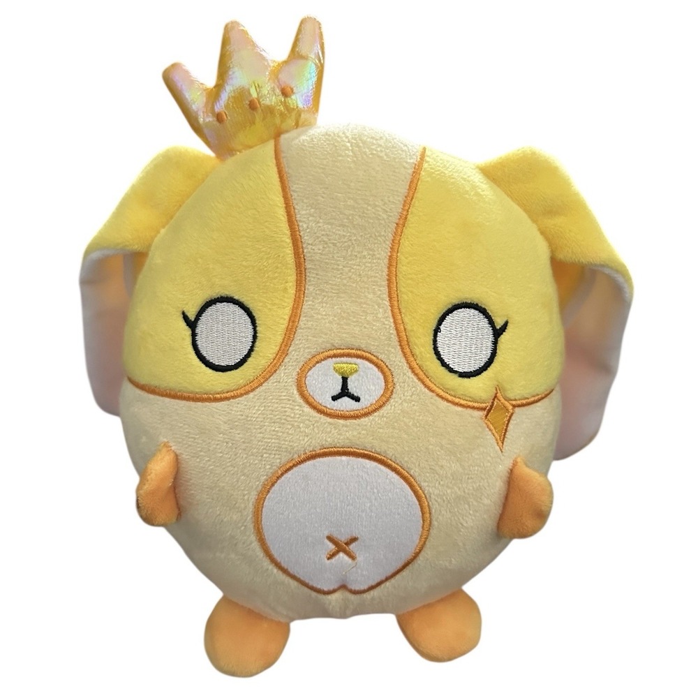 Krew District It's‎ Funneh Gold 8"  Plush Squishy Limited Edition Yellow Crown